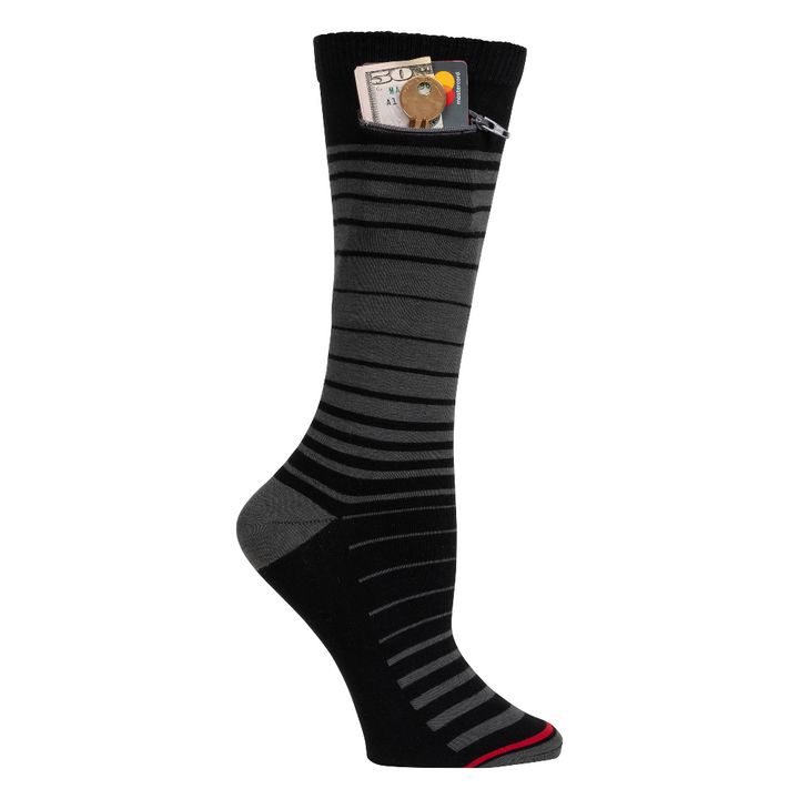 Ombre Black, Womens Pocket Socks®