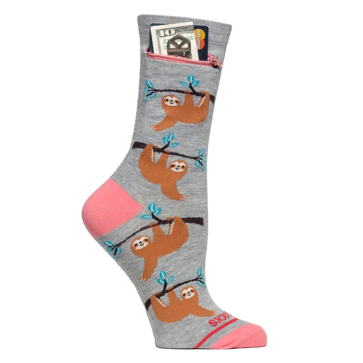 Sloth, Womens Pocket Socks®