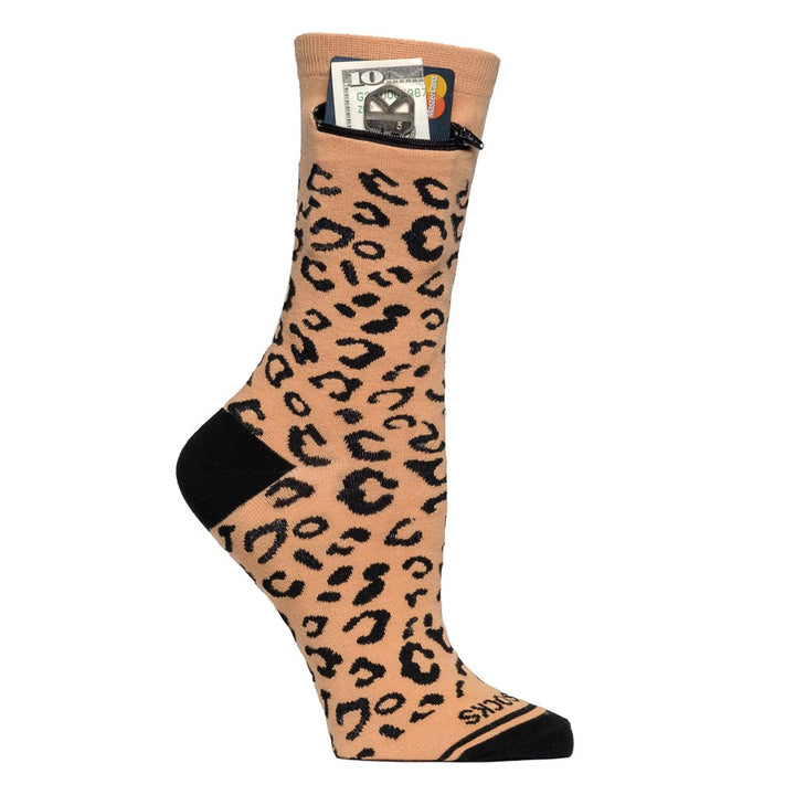 Cheetah, Womens Pocket Socks®