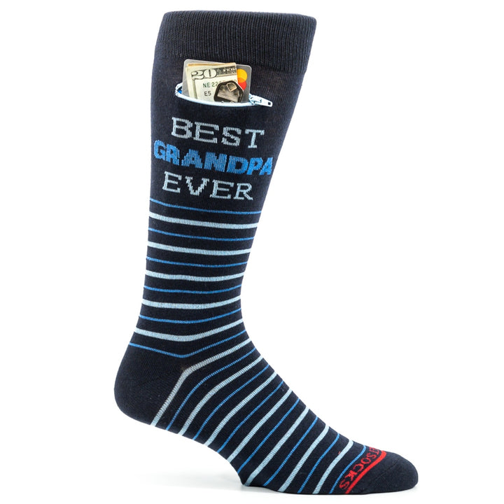 Best Grandpa, Mens Pocket Socks®