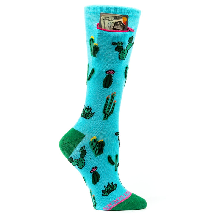 Cactus, Womens Pocket Socks®