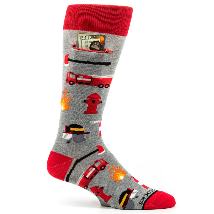 Firefighter, Mens Pocket Socks®