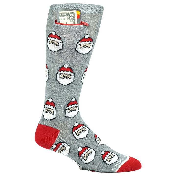 Pocket Socks®, Santa Faces One Size