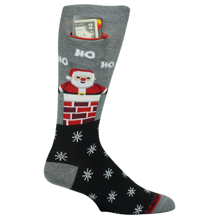 Ho Ho Ho, Pocket Socks® One Size